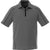 Elevate Men's Heather Dark Charcoal Macta Short Sleeve Polo