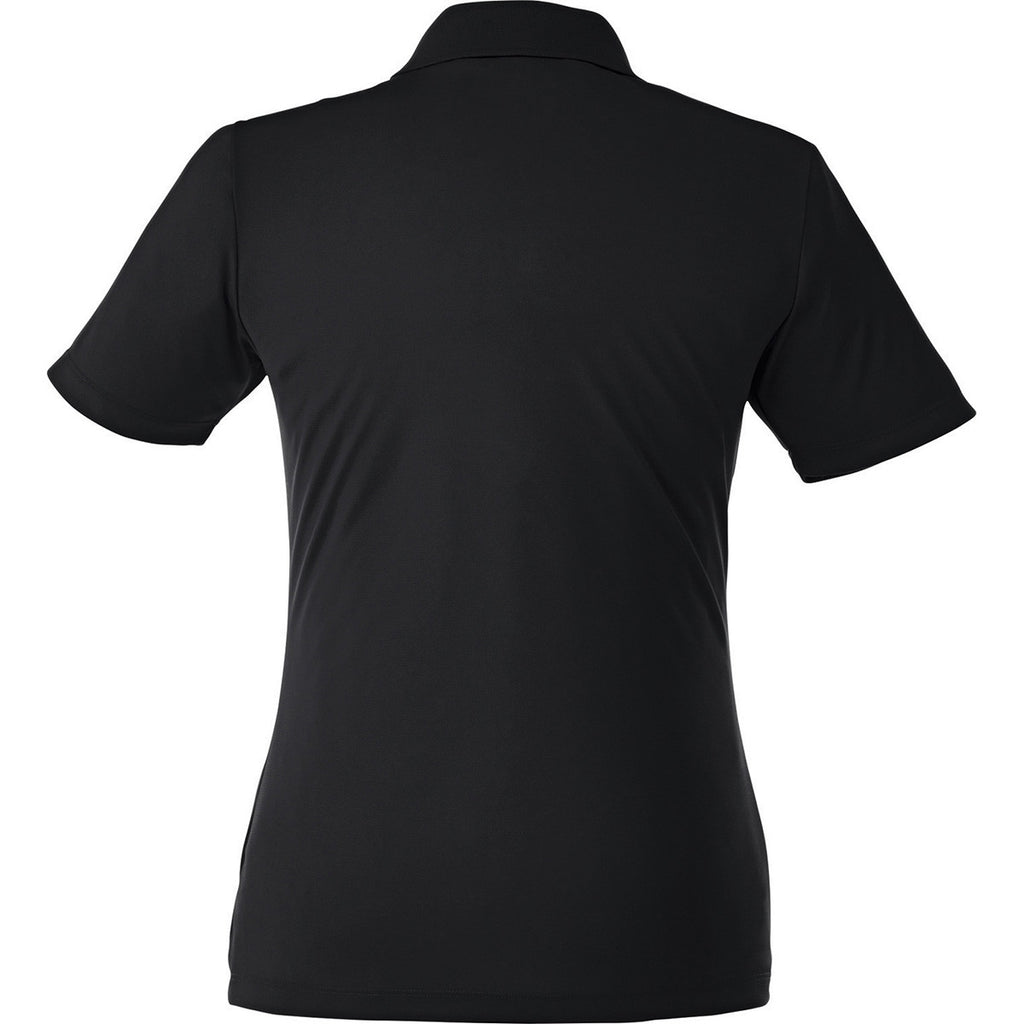 Elevate Women's Black Dade Short Sleeve Polo