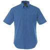 Elevate Men's Blue Stirling Short Sleeve Shirt