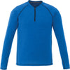 Elevate Men's Olympic Blue Heather Quadra Long Sleeve Shirt