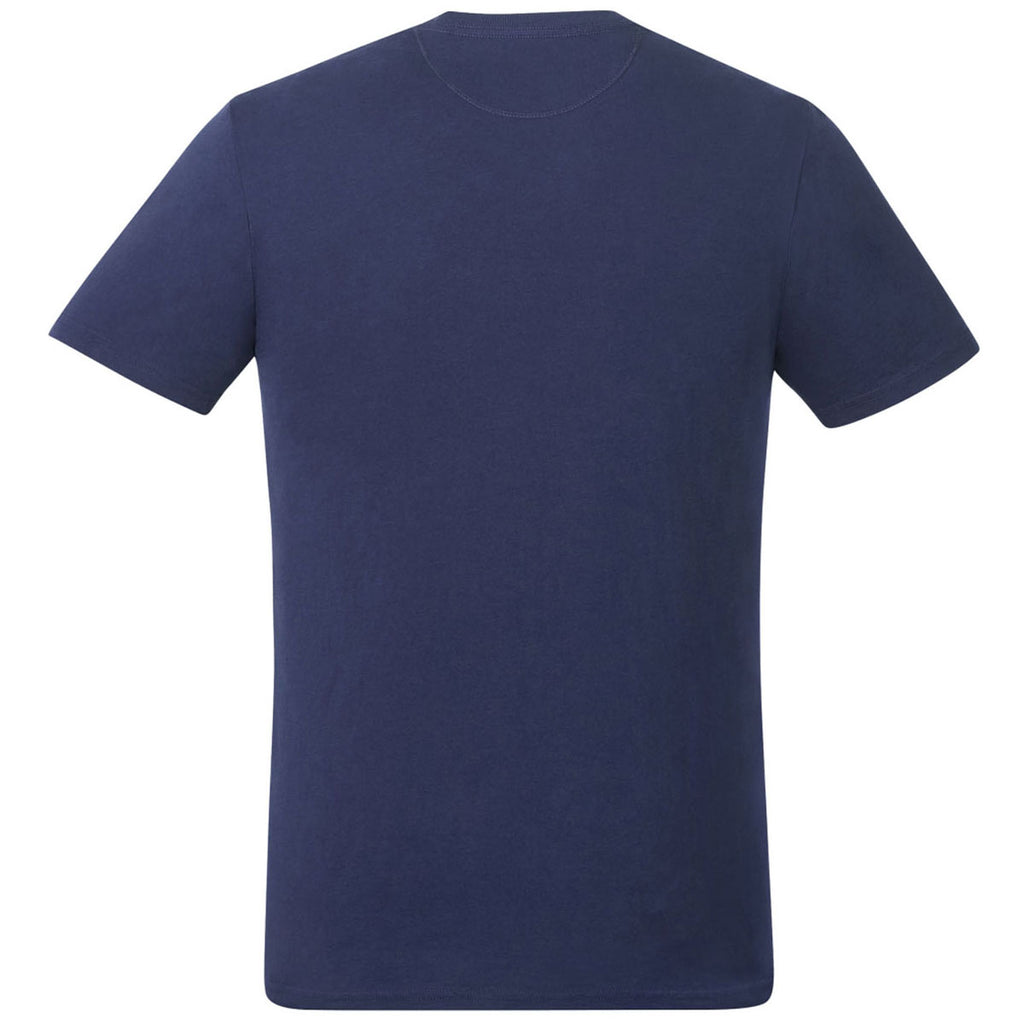 Tentree Men's Dress Blue Organic Cotton Short Sleeve Tee