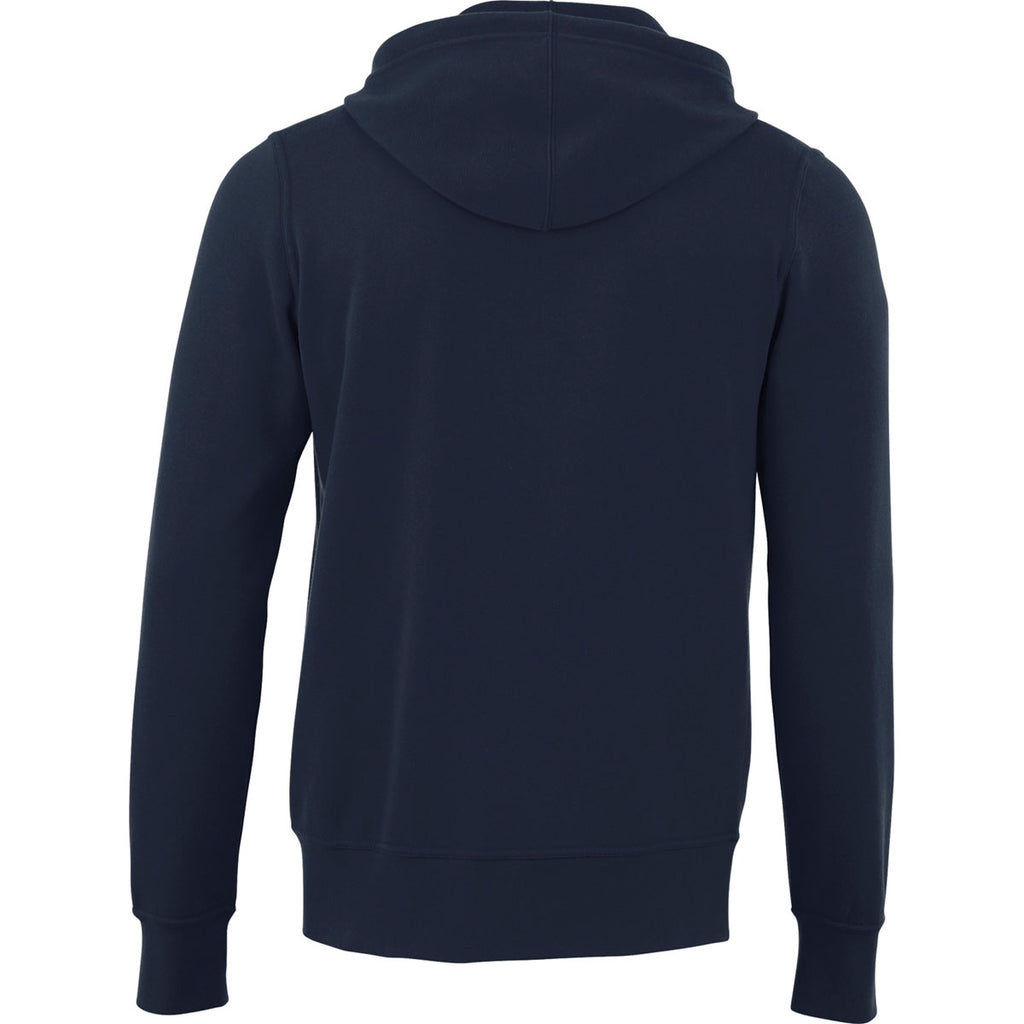 Elevate Men's Vintage Navy Cypress Fleece Zip Hoody