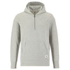 Roots73 Unisex Grey Mix Canmore Eco Quarter Zip Hoodie