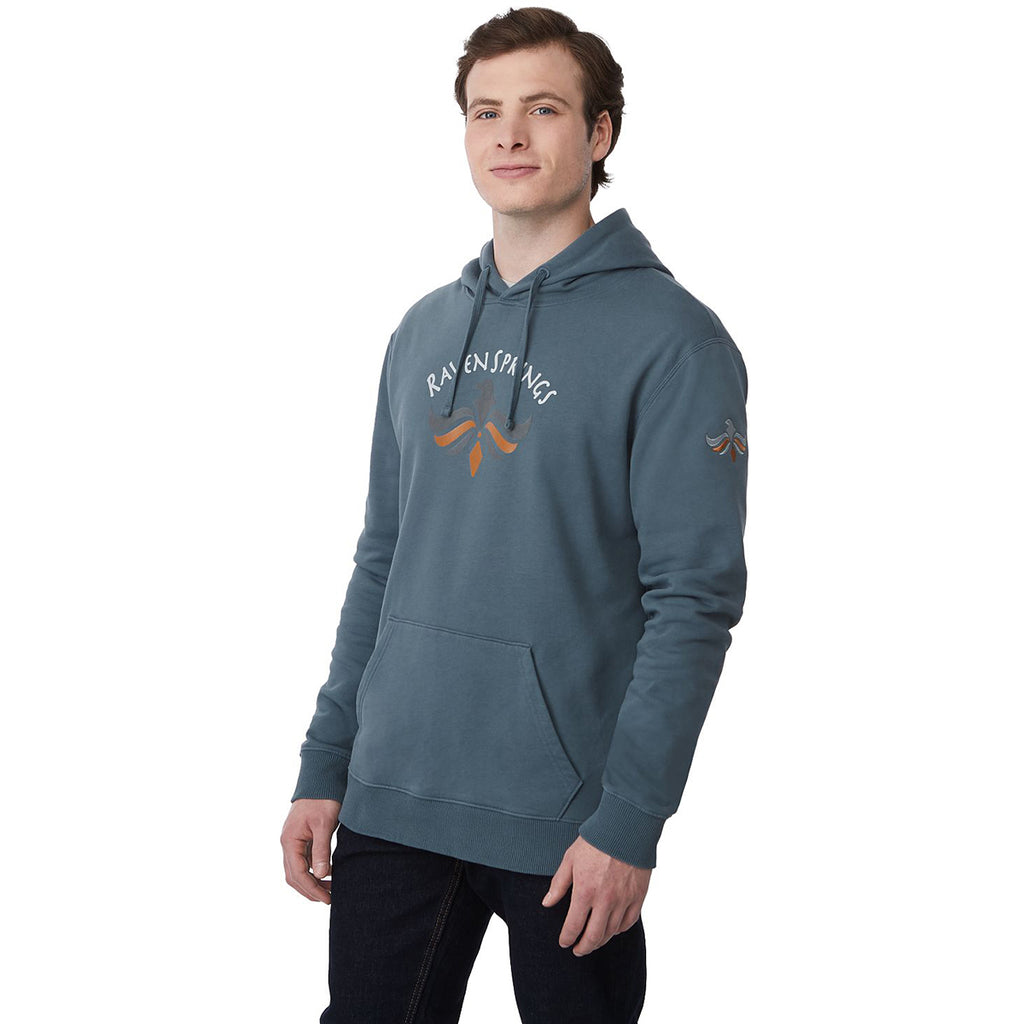 Tentree Men's Vintage Blue Organic Cotton French Terry Classic Hoodie