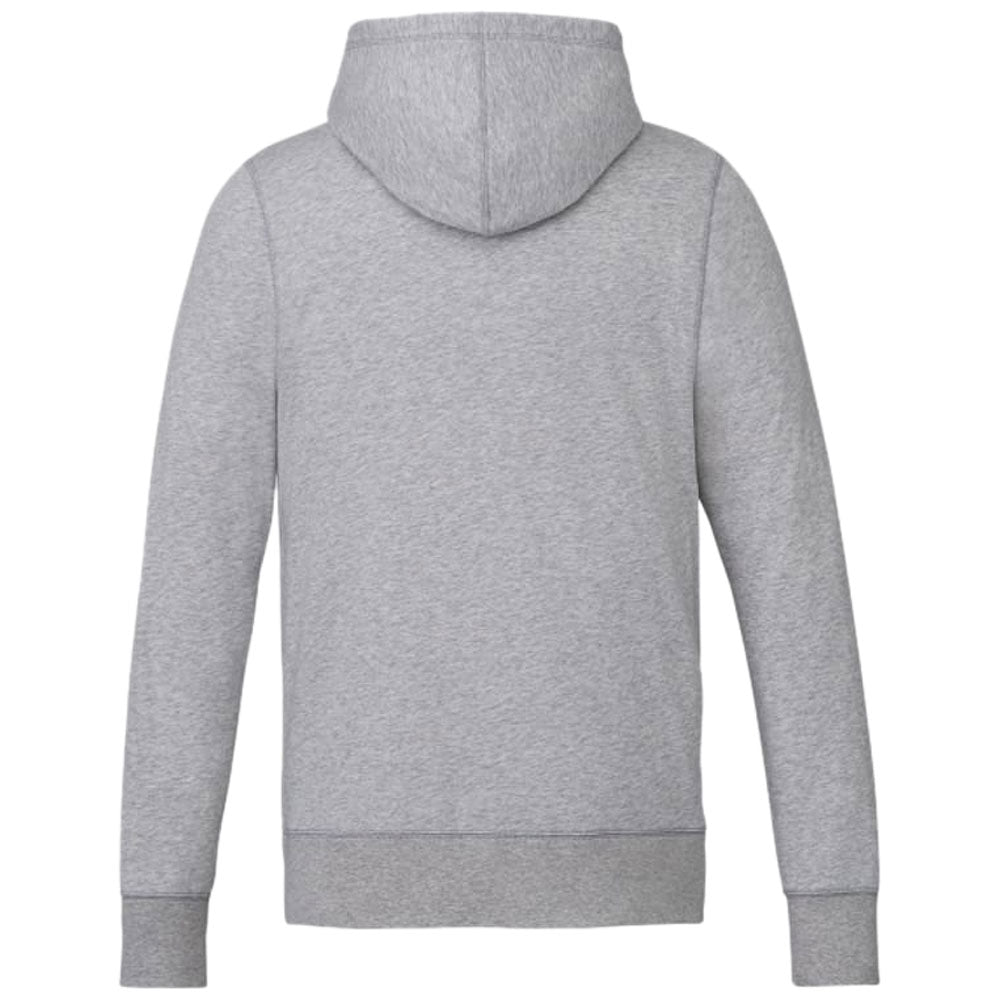 Elevate Men's Heather Grey Argus Eco Fleece Full Zip Hoody