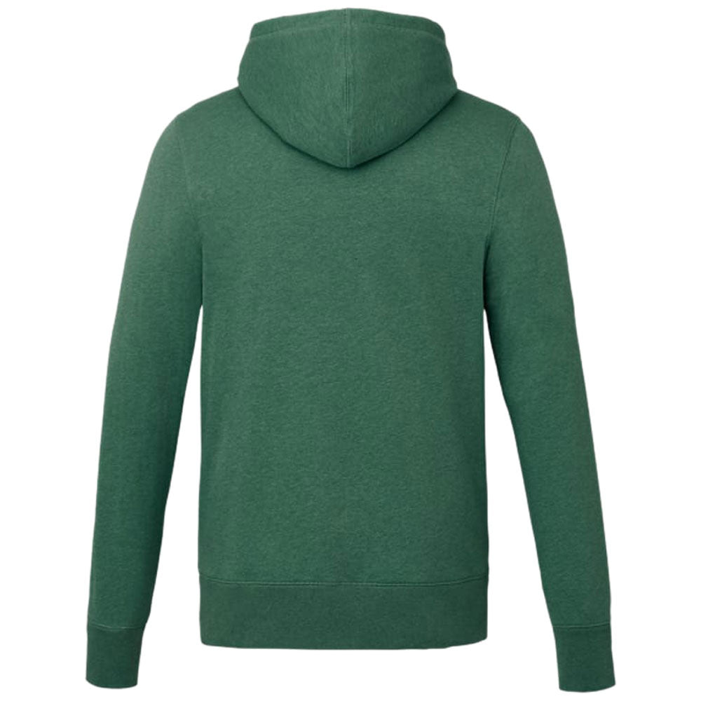 Elevate Men's Juniper Heather Argus Eco Fleece Full Zip Hoody