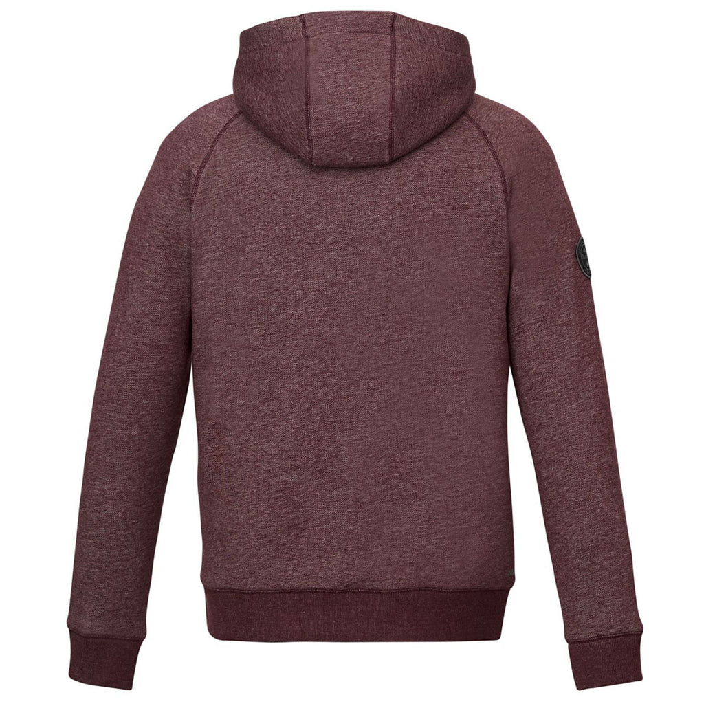 Roots73 Men's Burgundy Mix Copperbay Full Zip Hoody