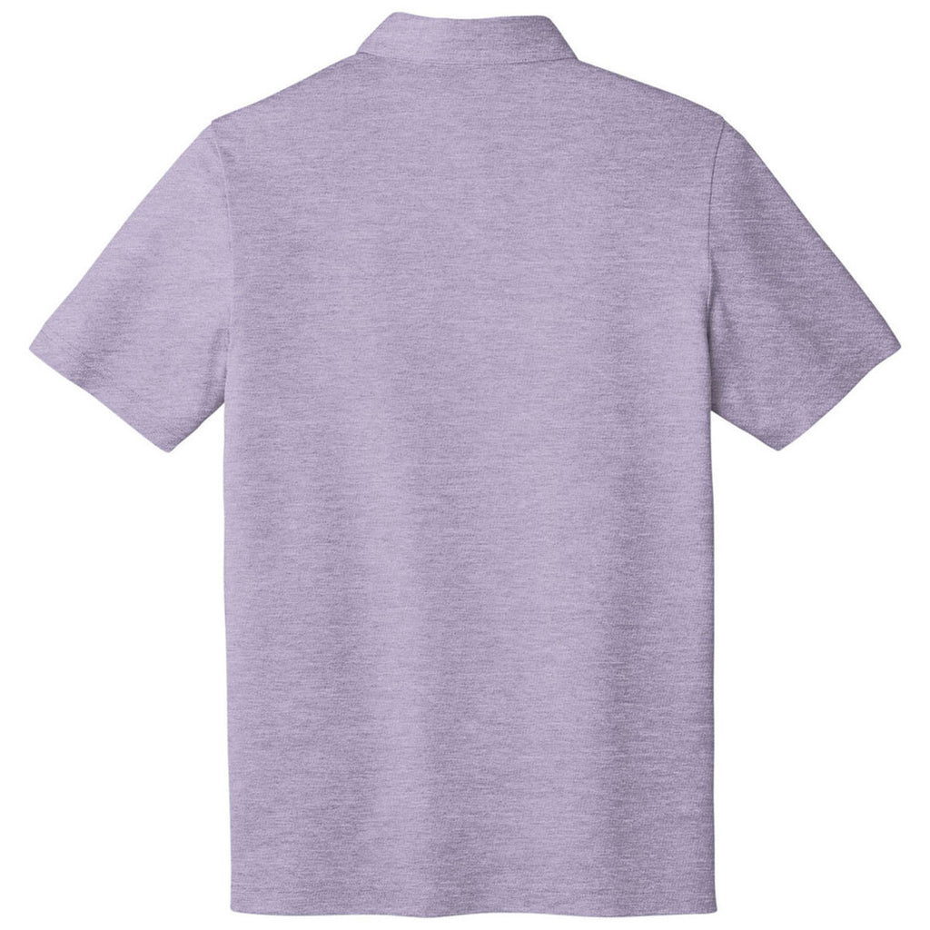 TravisMathew Men's Purple Sage Heather Oceanside Heather Polo