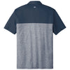 TravisMathew Men's Blue Nights/Blue Nights Heather Oceanside Blocked Polo