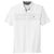 TravisMathew Men's White Monterey Chest Stripe Polo