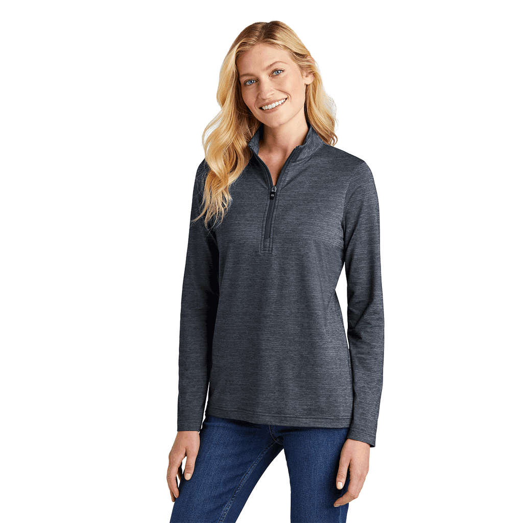 TravisMathew Women's Vintage Indigo Heather Crestview 1/4-Zip