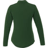 Elevate Women's Forest Green Mori Long Sleeve Polo