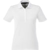 Elevate Women's White Dade Short Sleeve Polo