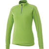 Elevate Women's Apple Heather Taza Knit Quarter Zip