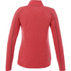 Elevate Women's Team Red Heather Taza Knit Quarter Zip