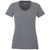 Elevate Women's Heather Charcoal Somoto Eco Short Sleeve Tee