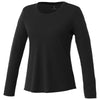 Elevate Women's Black Parima Long Sleeve Tech Tee