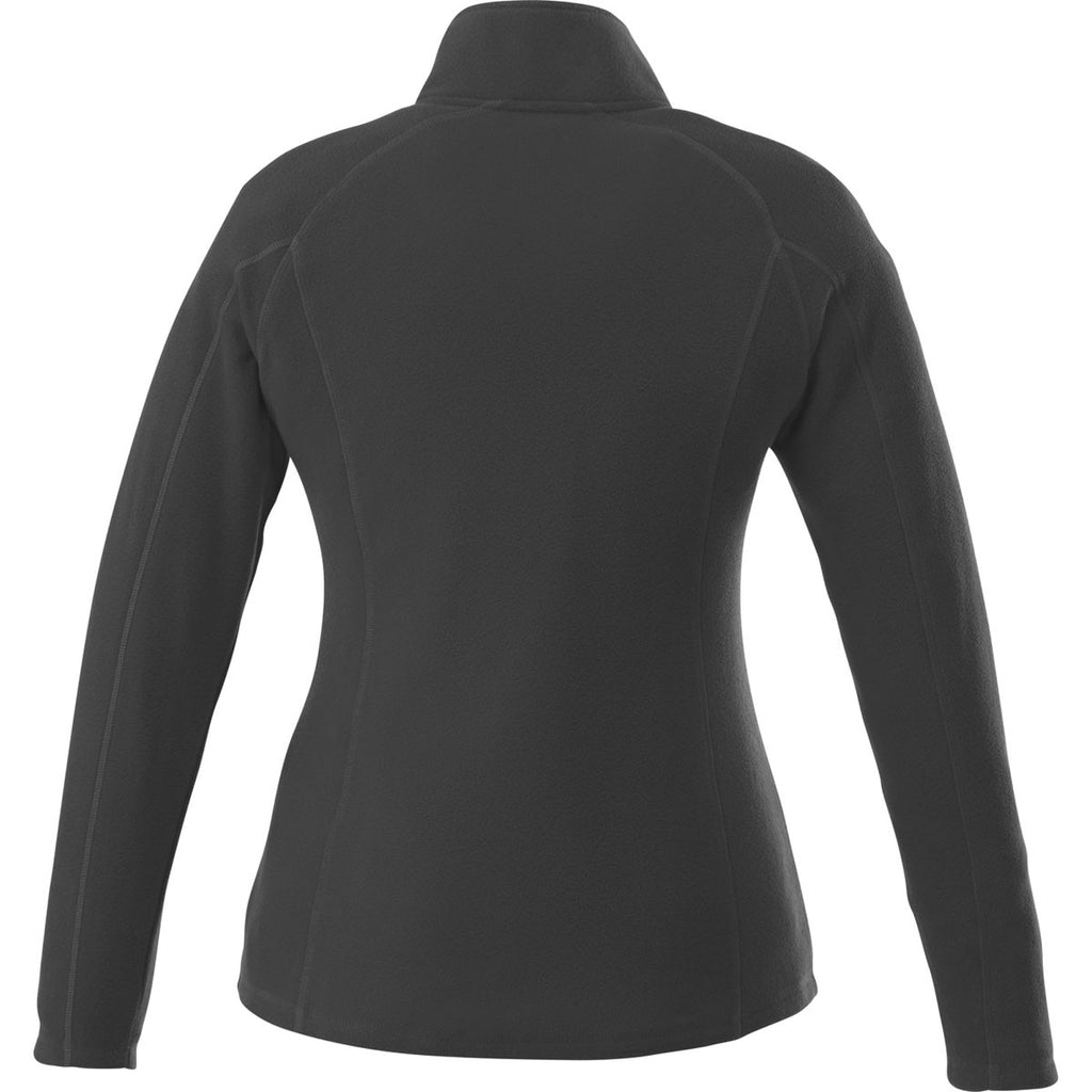 Elevate Women's Grey Storm Rixford Polyfleece Jacket