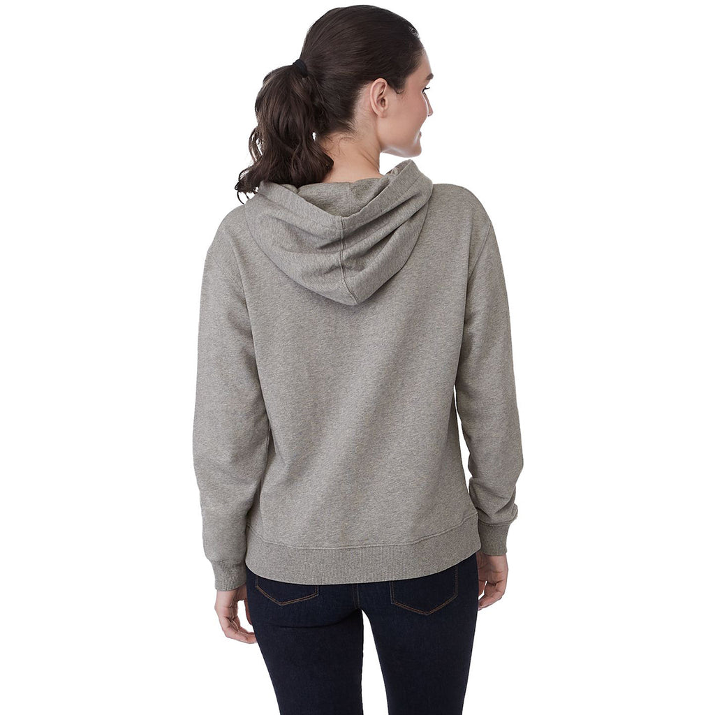 Tentree Women's Heather Grey Organic Cotton French Terry Classic Hoodie