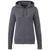 Elevate Women's Heather Dark Charcoal Argus Eco Fleece Full Zip Hoody