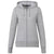 Elevate Women's Heather Grey Argus Eco Fleece Full Zip Hoody