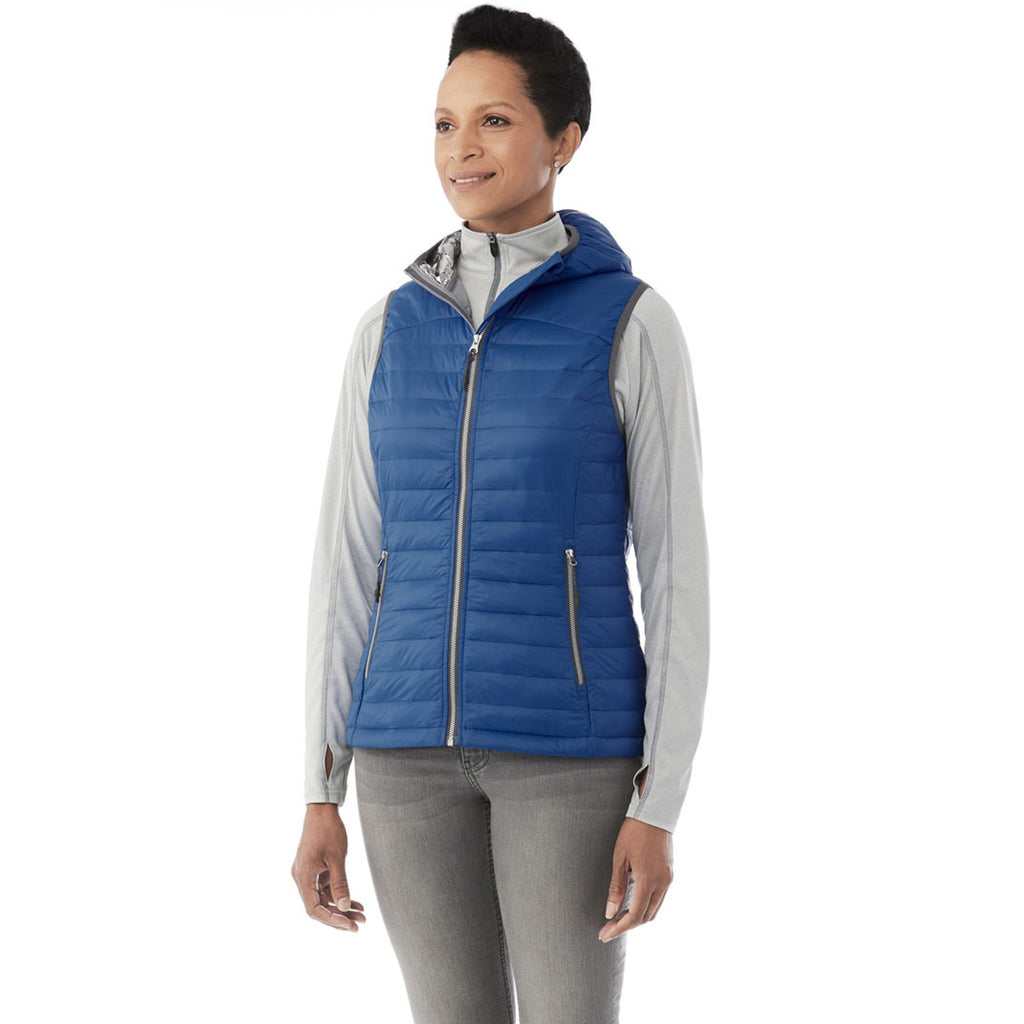 Elevate Women's Olympic Blue Junction Packable Insulated Vest