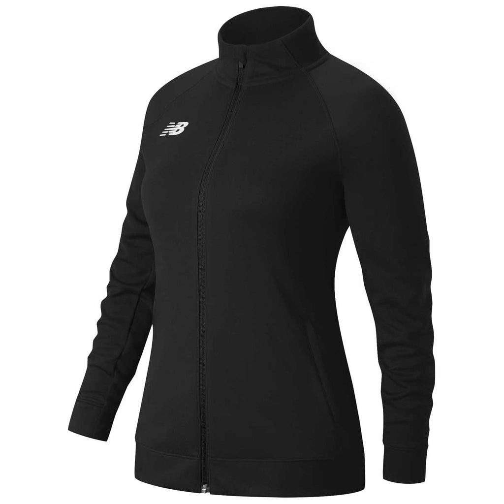 New Balance Women's Team Black Knit Training Jacket