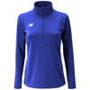 New Balance Women's Team Royal Lightweight Solid Half Zip