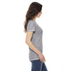 American Apparel Women's Athletic Grey Short-Sleeve Track T-Shirt