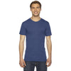 American Apparel Unisex Triblend Short-Sleeve Tri Indigo Track T-Shirt