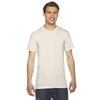 American Apparel Unisex Triblend Oatmeal Short-Sleeve Track T-Shirt