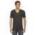 American Apparel Unisex Triblend Black Short-Sleeve V-Neck