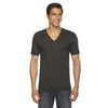 American Apparel Unisex Triblend Black Short-Sleeve V-Neck