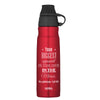 Thermos Red 17 oz carbonated Hydration Bottle