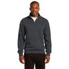 Sport-Tek Men's Graphite Heather Tall 1/4-Zip Sweatshirt