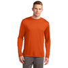 Sport-Tek Men's Deep Orange Tall Long Sleeve PosiCharge Competitor Tee