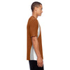 Team 365 Men's Sport Burnt Orange Short-Sleeve Athletic V-Neck Tournament Jersey