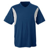 Team 365 Men's Sport Dark Navy Short-Sleeve Athletic V-Neck Tournament Jersey