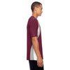 Team 365 Men's Sport Maroon Short-Sleeve Athletic V-Neck Tournament Jersey