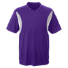 Team 365 Men's Sport Purple Short-Sleeve Athletic V-Neck Tournament Jersey