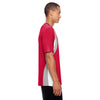 Team 365 Men's Sport Red Short-Sleeve Athletic V-Neck Tournament Jersey