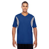 Team 365 Men's Sport Royal Short-Sleeve Athletic V-Neck Tournament Jersey