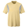 Team 365 Men's Sport Vegas Gold Short-Sleeve Athletic V-Neck Tournament Jersey