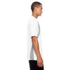 Team 365 Men's White Short-Sleeve Athletic V-Neck Tournament Jersey