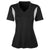 Team 365 Women's Black Short-Sleeve Athletic V-Neck Tournament Jersey