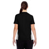 Team 365 Women's Black Short-Sleeve Athletic V-Neck Tournament Jersey