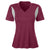 Team 365 Women's Sport Maroon Short-Sleeve Athletic V-Neck Tournament Jersey