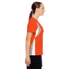 Team 365 Women's Sport Orange Short-Sleeve Athletic V-Neck Tournament Jersey