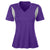 Team 365 Women's Sport Purple Short-Sleeve Athletic V-Neck Tournament Jersey