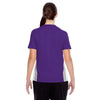 Team 365 Women's Sport Purple Short-Sleeve Athletic V-Neck Tournament Jersey